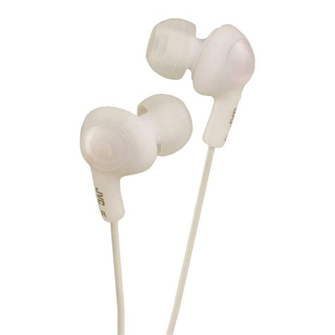 Jvc Hafr6w Gumy Plus In Ear White Earbuds With Remote And Microphone