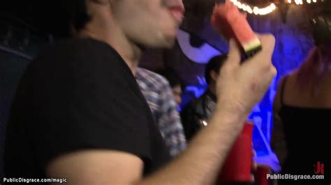 Babe Deep Throat Sucks In Public