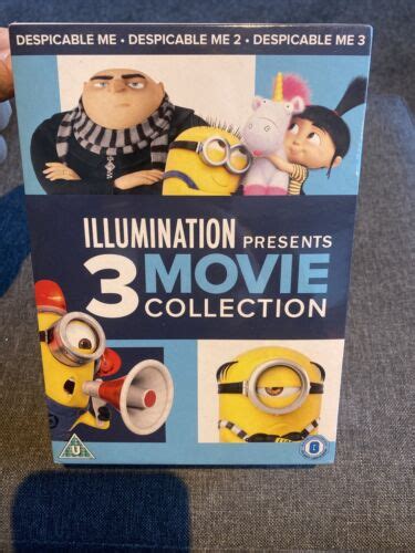 Despicable Me 123 Illumination Presents 3 Movie New Sealed Dvd Box