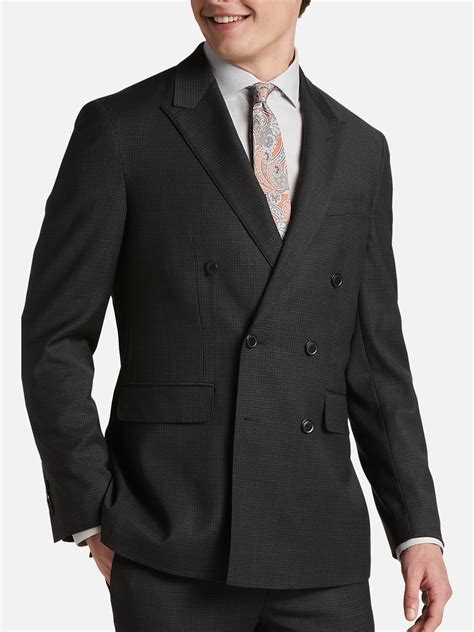 Joe Joseph Abboud Slim Fit Peak Lapel Double Breasted Suit Separates Jacket Suit Separate