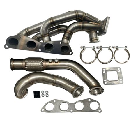 K20 K24 Turbo Manifold Sidewinder RSX EP3 Stainless Steel Exhaust