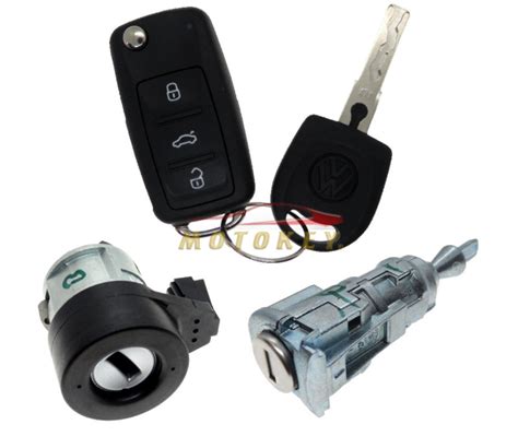 VW Genuine Golf 6 Polo 6R Complete Lock Set OEM