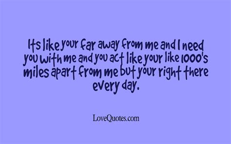 Far Away - Love Quotes