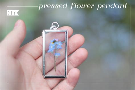 Blog — Elle Pressed Flower Pendant Diy