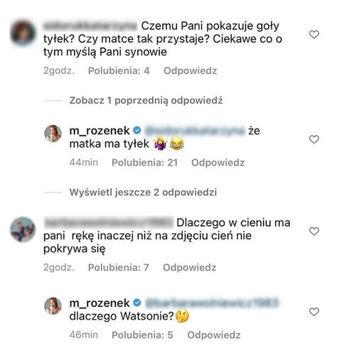 Ma Gorzata Rozenek Reaguje Na Zarzuty Fan W I Pokazuje Nieocenzurowane