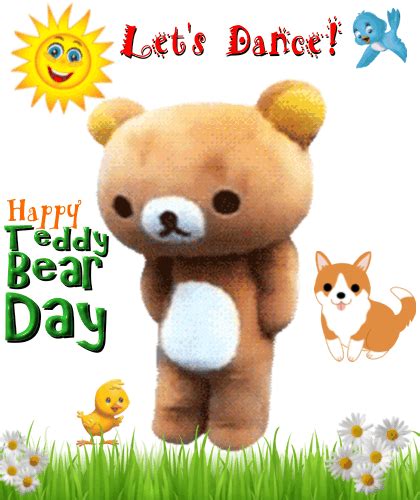 Teddy Bear Dance Free Teddy Bear Day Ecards Greeting Cards 123