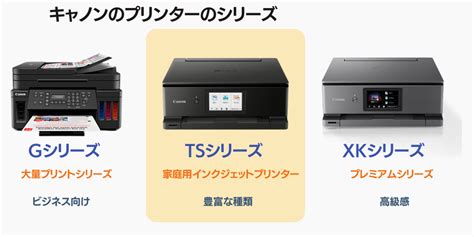 キャノンプリンターTSシリーズの違いと比較を徹底解説 INKSMART