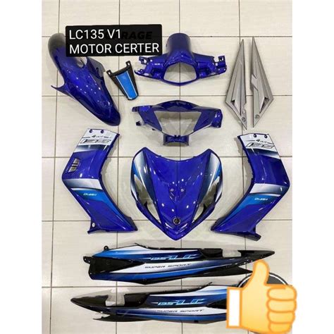 Yamaha Lc V Cover Set Hly Original Hong Leong Yamaha Shopee Malaysia