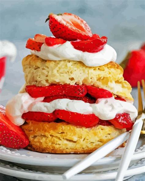 delicious strawberry shortcake diamond painting diamondartpaintingshop