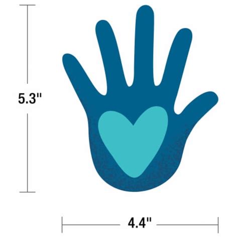 Carson Dellosa Education One World Hands With Hearts Cut Outs 36 Per