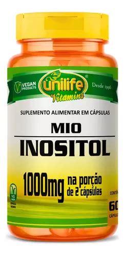 Inositol Caps Pure Unilife Mg C Psulas Vegetales Sabor