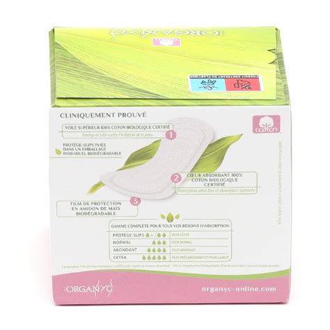 Protège slip Flux léger Organyc au coton Bio Hypoallergénique