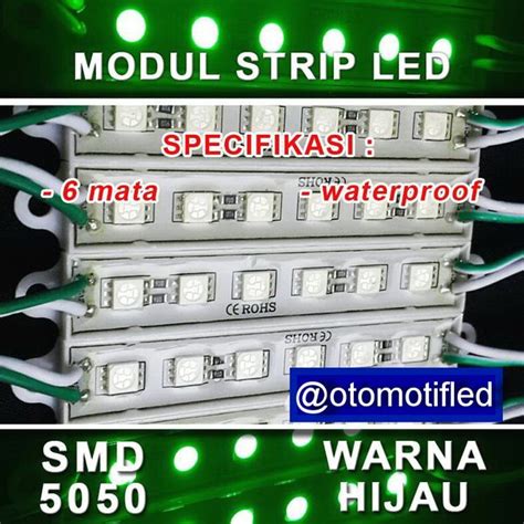 Jual Modul Lampu Led Modul Mata Strip Smd Cahaya Hijau Green