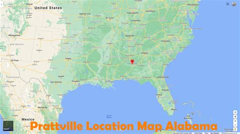 Prattville, Alabama Map