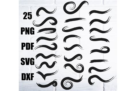 Text Tails SVG Font Tail Swishes Swashes 1888615