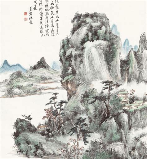 黄宾虹山水画合集 高分辨率国画图片 知乎