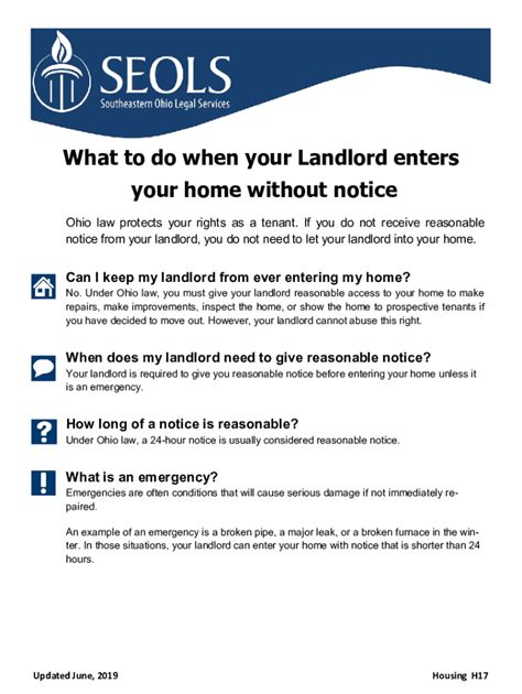 Fillable Online Is Your Landlord Trespassing Learn Your Rights As A