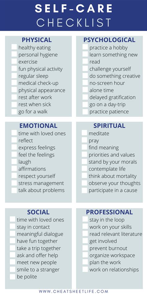 Essential Guide To Self Care Free Checklist Self Care Activities