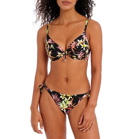 Multi Savanna Sunset Underwire Plunge Bikini Top Brandalley