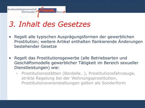 Gesetz Zur Regulierung Des Prostitutionsgewerbes Sowie Zum Schutz Von