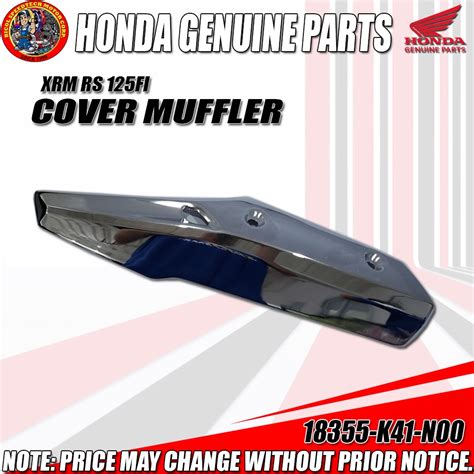 Xrm Fi Rs Fi Cover Muffler Hpi Genuine K N