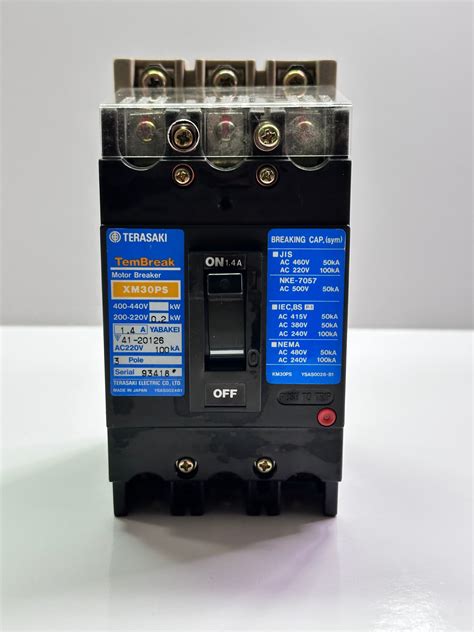 Terasaki XM30PS 3 Pole, 1.4A Power Switching Circuit Breaker | Mining ...