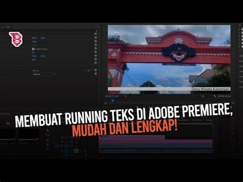 Cara Membuat Running Teks Di Adobe Premiere Mudah Dan Lengkap