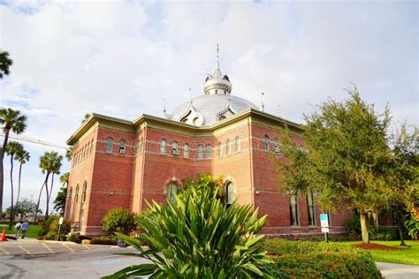 The University Of Tampa Campus Building Art Editorial Stock Photo