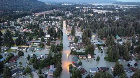 Lake Flooded By Melting Glacier Rainwater Damages 100 Homes In Alaska