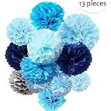 Amazon Pcs Tissue Hanging Paper Pom Poms Hmxpls Flower Ball