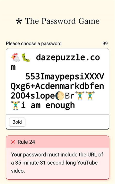 The Password Game Rule 24 Your Password Must Include A Url Of A