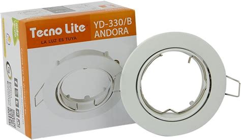 Tecnolite L Mpara De Techo Dirigible Para Empotrar Downlight En