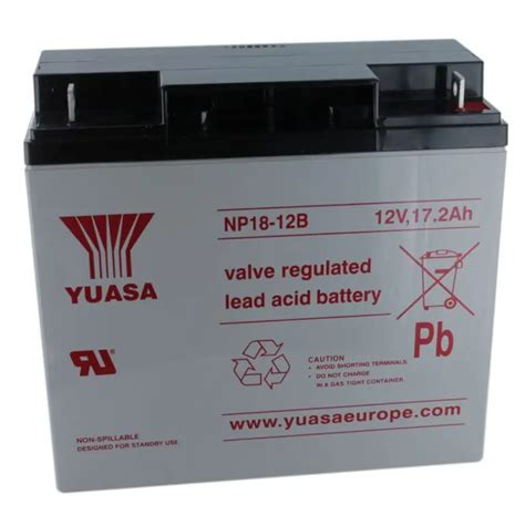 Yuasa Np18 12b Rechargeable Sealed Lead Acid Sla Battery Cell Pack Solutions