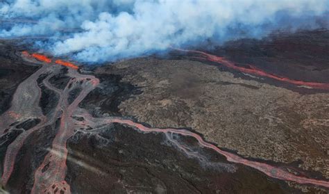 Uitbarsting Op Hawaii De Geobronnen