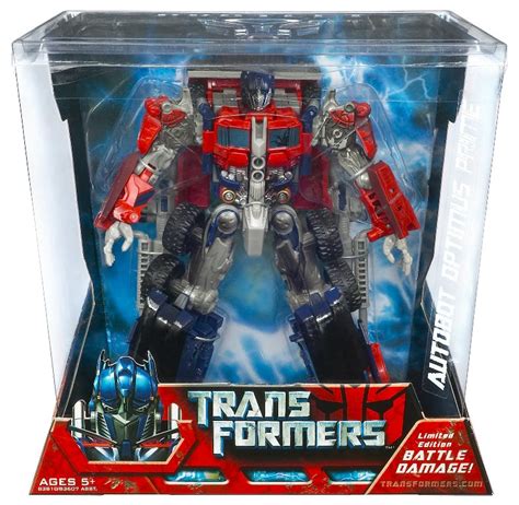 Movie Limited Edition Battle Damaged Voyager Optimus Prime Official