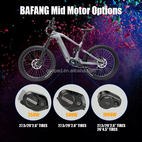 Bafang Mid Drive W Bike Electric Full Suspension Bicycle W