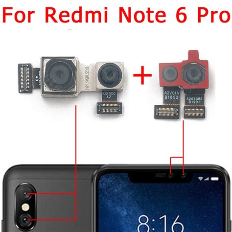 Original Rear Front Camera For Xiaomi Redmi Note 6 7 Pro Frontal Back