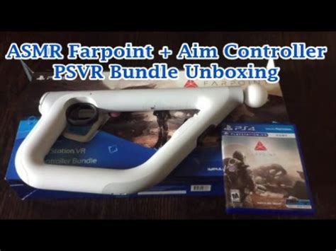 ASMR Farpoint Aim Controller PSVR Bundle Unboxing Whispered YouTube