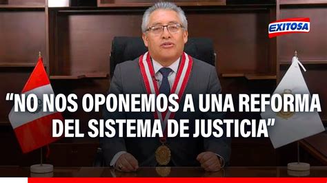 Fiscal De La Nacion Interino No Nos Oponemos A Una Reforma Del