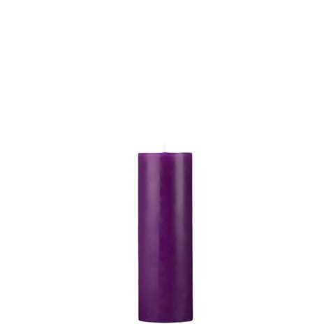 2x6 Purple Pillar Candle