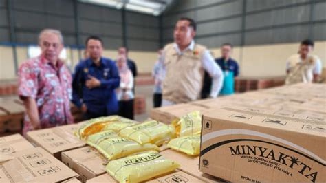 Satgas Pangan Polda Jateng Cek Persediaan Minyakita Di Gudang Bulog Dan