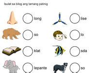 Filipino Worksheet