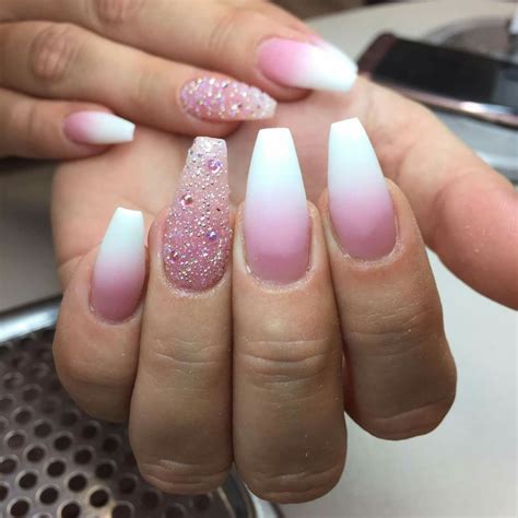 Pin Von Jana R Stig Auf Nailart N Gel Rosa N Gel Wei Rosa Ombre N Gel