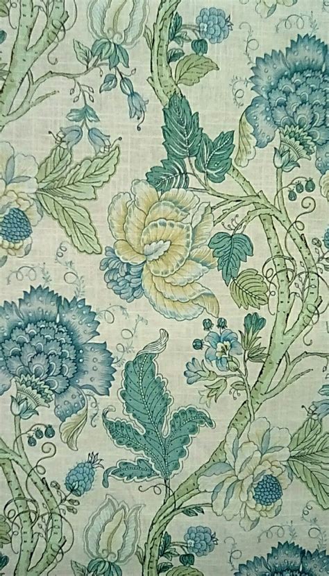 Fleur De Leaf True Blue Fabric Swatch Artofit