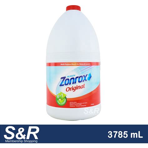 Zonrox Original Multi Purpose Bleach 3785ml Shopee Philippines