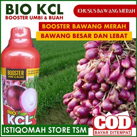 Jual Bio Kcl Plus Booster Umbi Dan Buah Tanaman Bawang Merah Paling