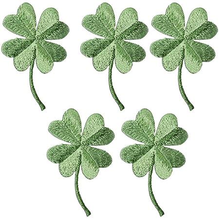 Amazon Artibetter 5 Pcs Four Leaf Clover Iron On Patch Green Leaf