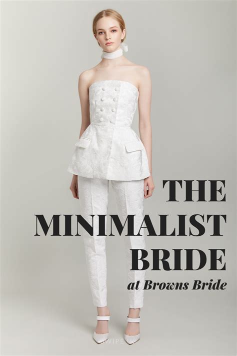 "NO FUSS" LOOKS FOR THE MINIMALIST BRIDE - Browns Bride