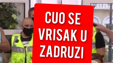 UZASAN NAPAD U ZADRUZI CUO SE VRISAK YouTube