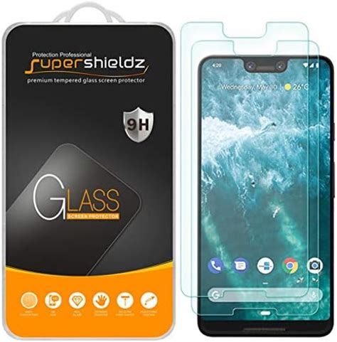 Supershieldz 2 unidades diseñado para Google Pixel 3 XL Protector